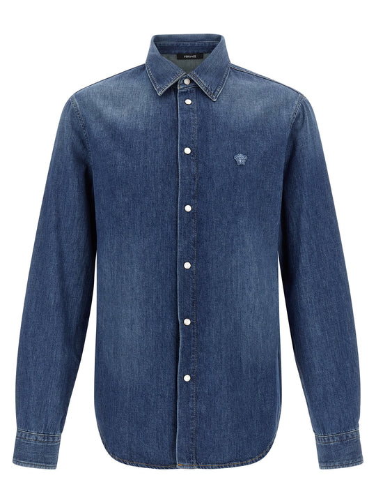 Medusa Shirt And Blouse Blue