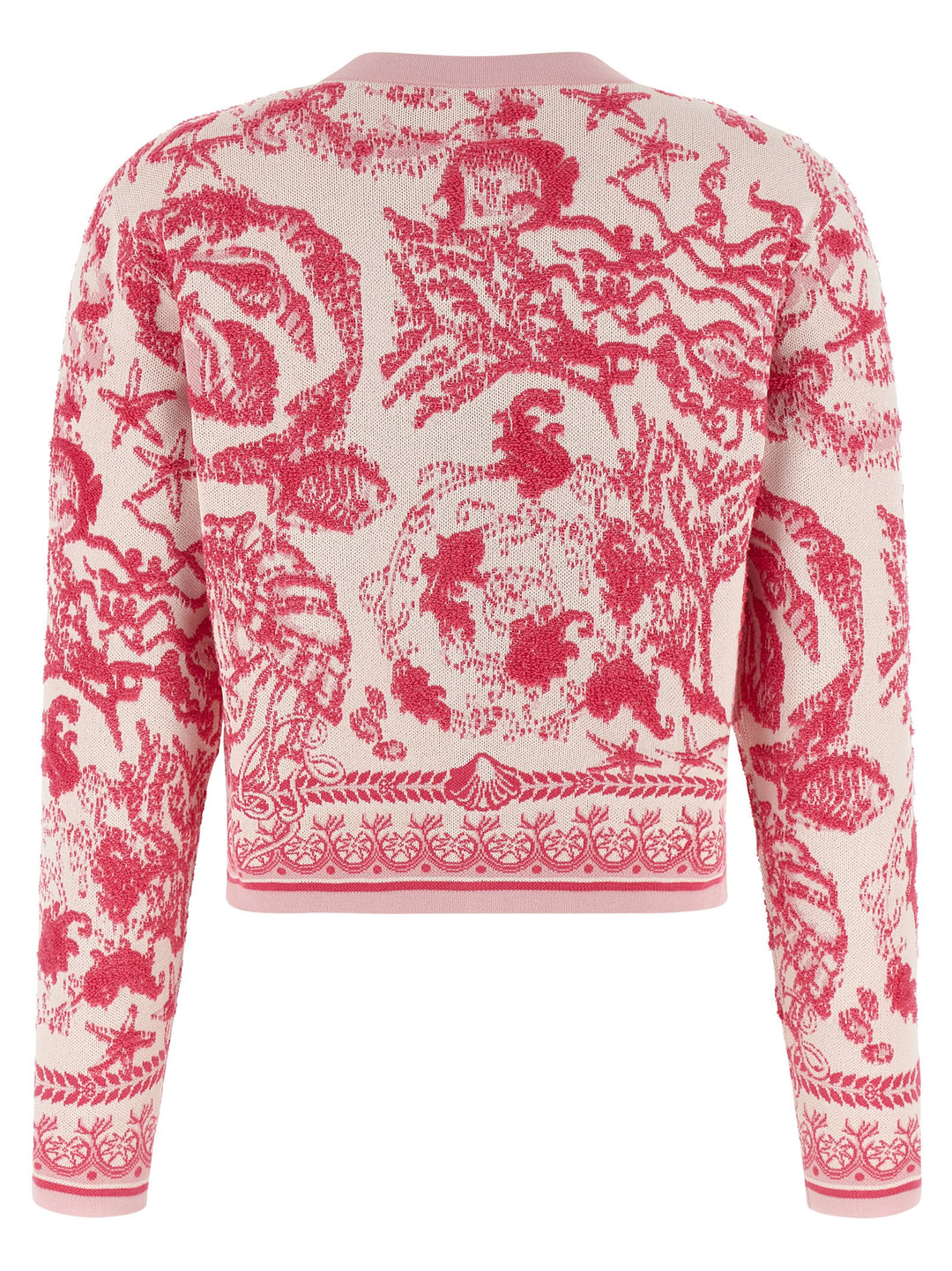 Versace Underwater Barocco Sweaters and Cardigans - Pink | d677c241f06672647deba2aae906806ca1459339