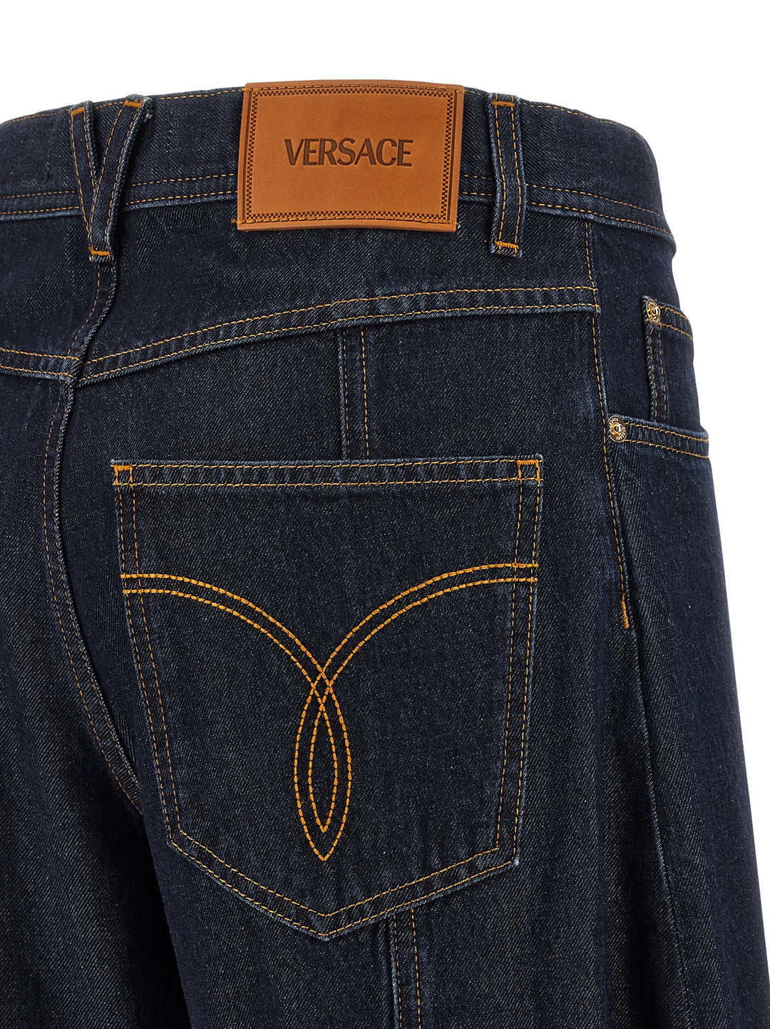 Versace Soft Wash Jeans - Blue | b1768259af4395d952f8b82d384db1a84634c746