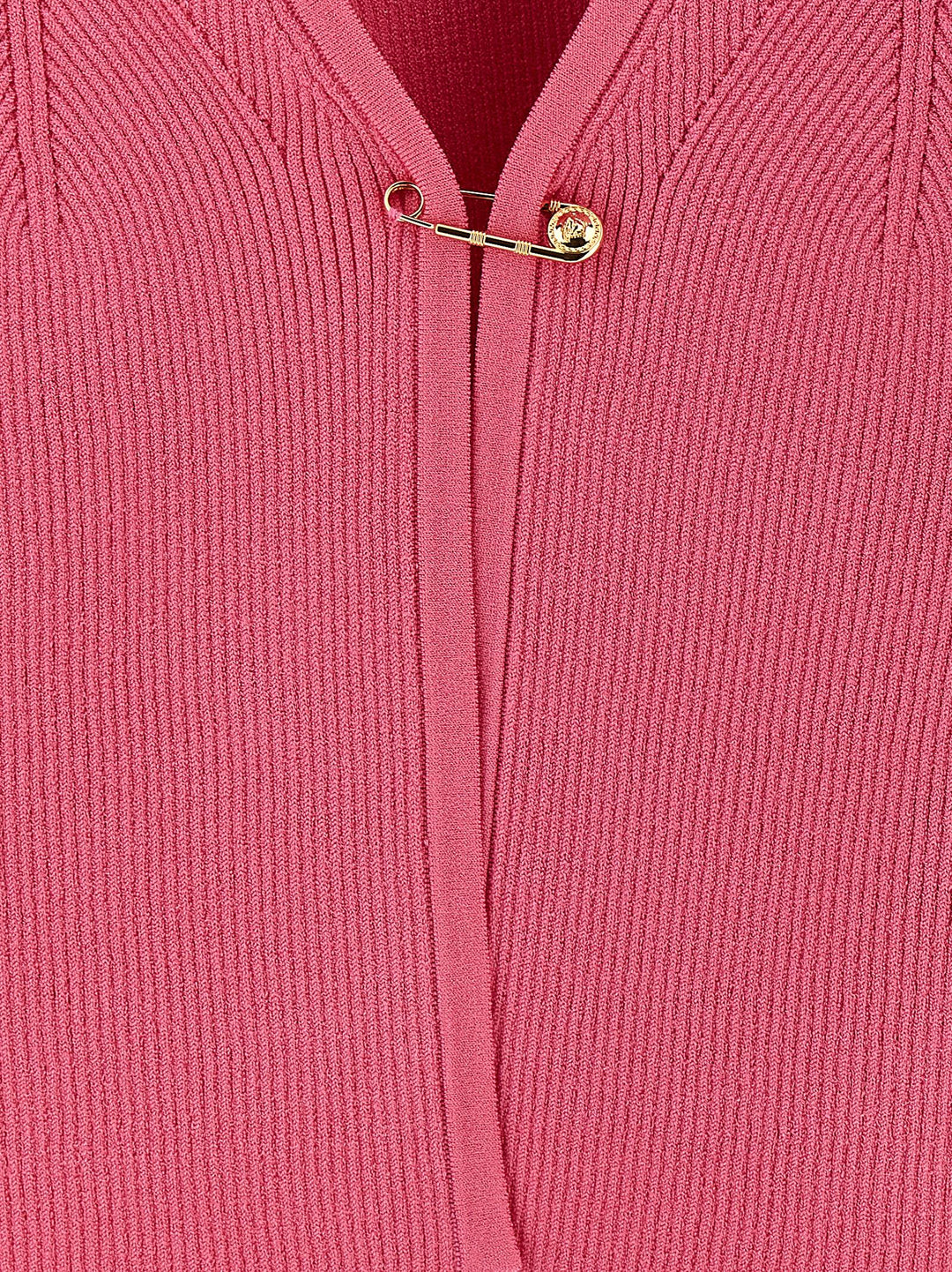 Versace Safety Pin Sweaters and Cardigans - Fuchsia | 74a5cd00e0b5e2d56dc35b96e2a9529e8b3d7cd1