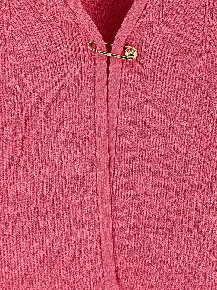 Versace Safety Pin Sweaters and Cardigans - Fuchsia | 74a5cd00e0b5e2d56dc35b96e2a9529e8b3d7cd1