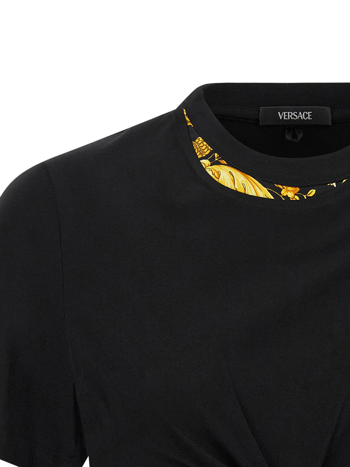 Versace Barocco T-shirt - Black | 57c26531289df461b68d7b2f66b44db54af74e76