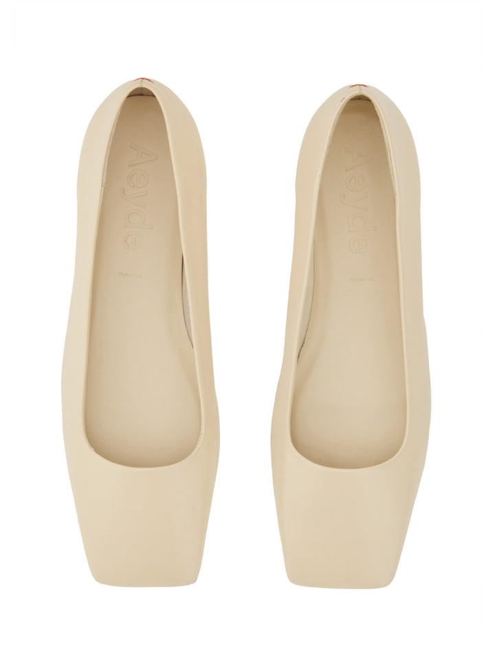 Aeyde Flat Shoes - White | Wanan Luxury