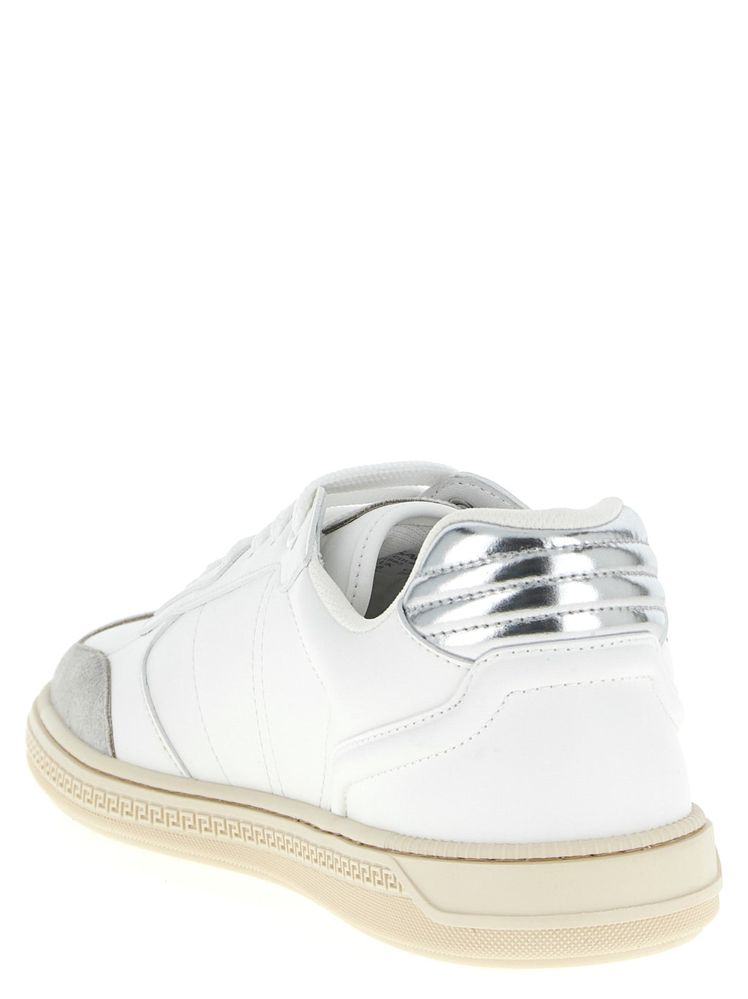 Versace Greca Court Sneakers - White | 12df6ae9f73b2627613b78ad4093a13b1d144d0b