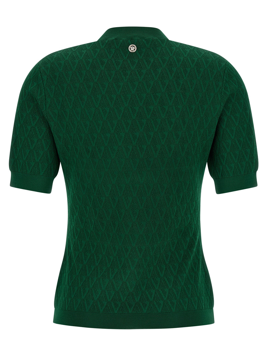 Versace V-Pattern T-shirt - Green | 1cebf27c4949cf8ea030204b337d60448b68a6b7