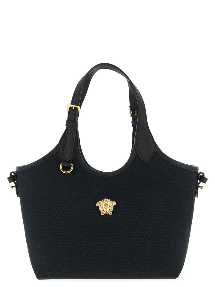 Versace La Medusa Tote Bag - Black | 6524c96851e4b53380119ddb269147eb1866717c