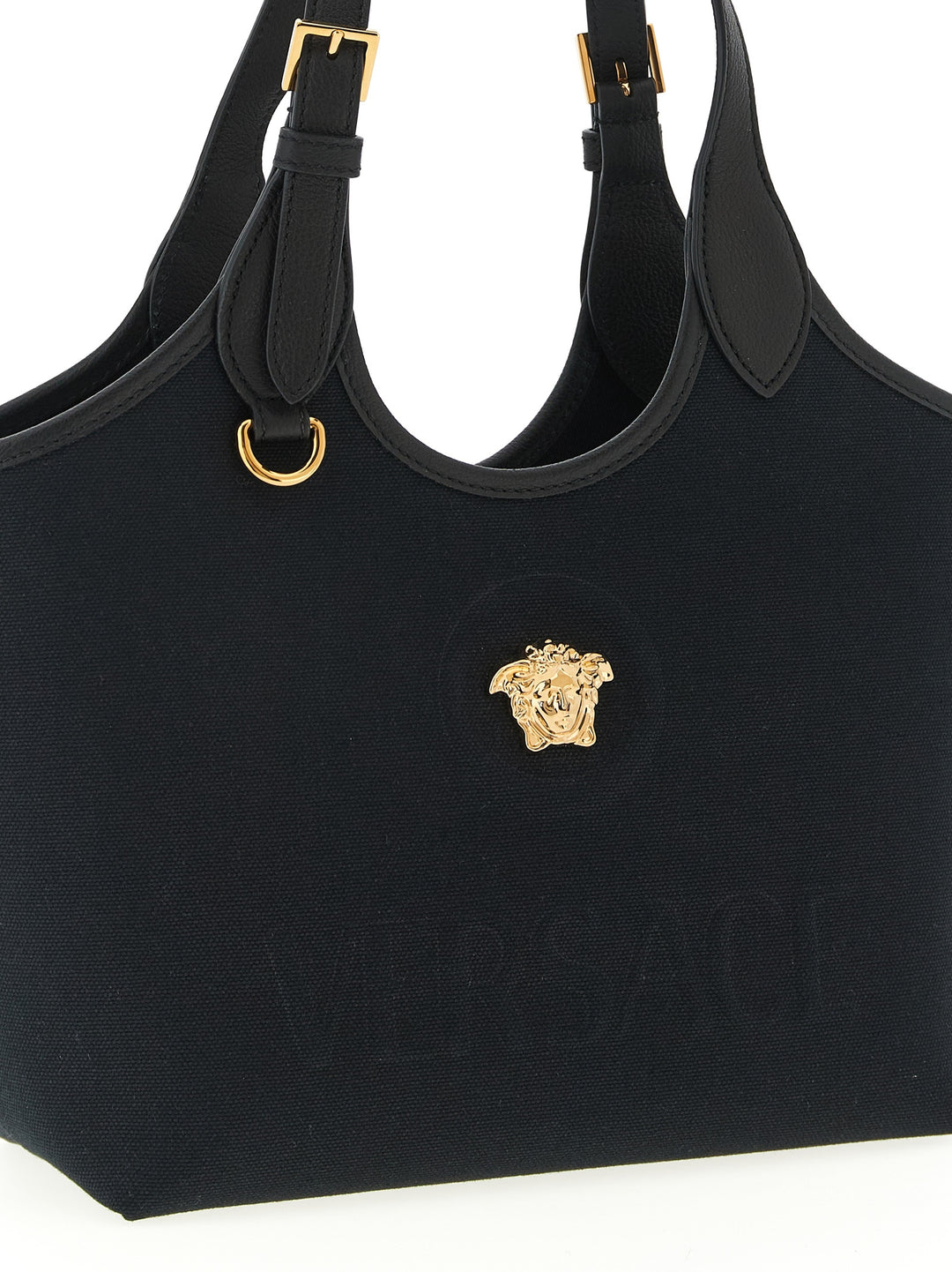 Versace La Medusa Tote Bag - Black | 2975fbfc336c03e07a1058340e51153f2a5ce93c