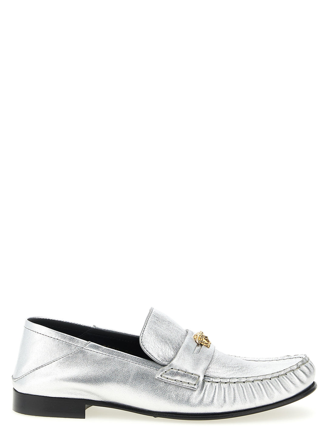 Versace La Medusa Loafers - Silver | 970311befc73d1f5b1158bbed99bf4e6cc88c451