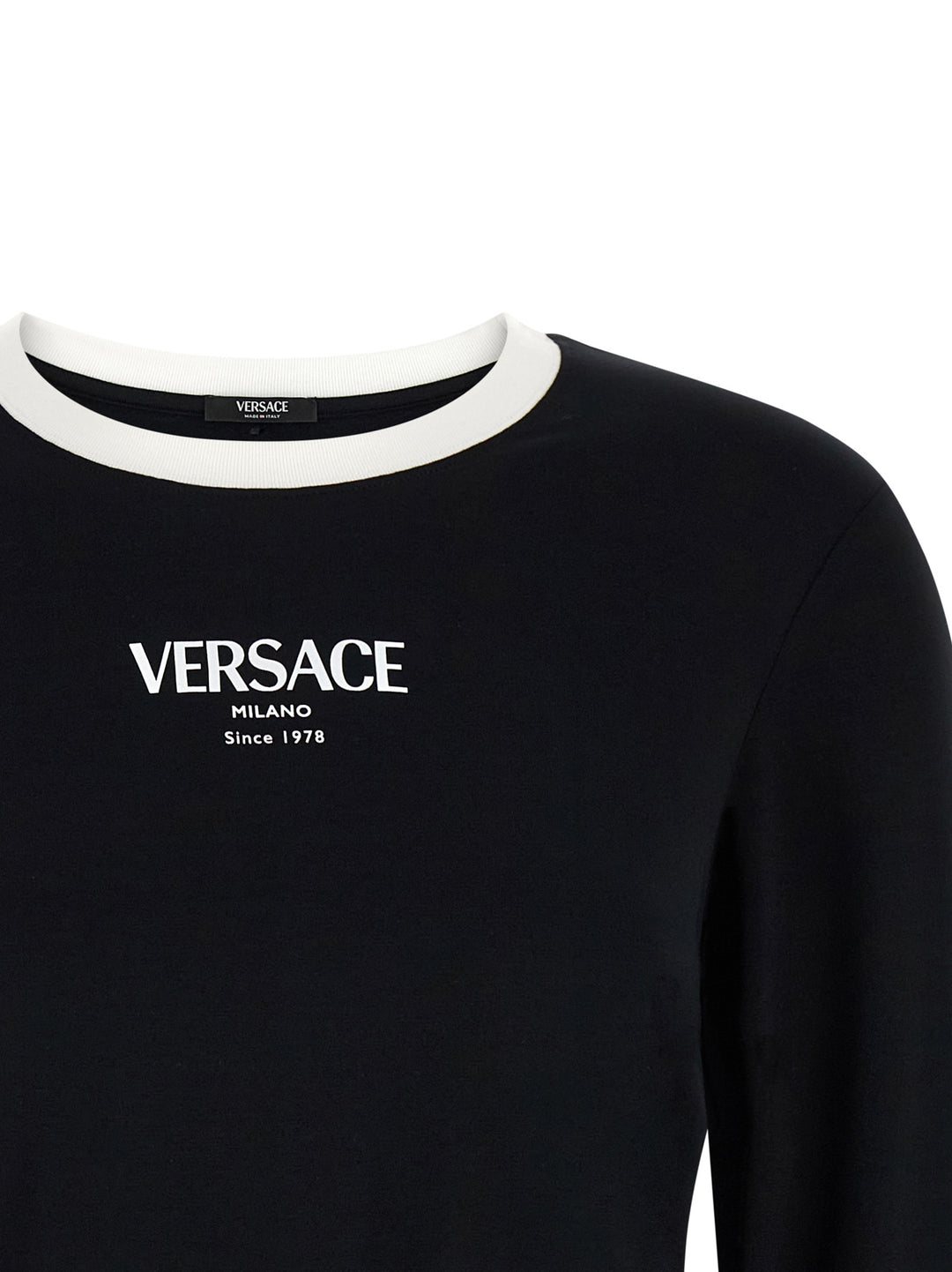 Versace Versace Logo T-shirt - Black | 741874a8bdb75a742d39f05ea874b8076e8161df