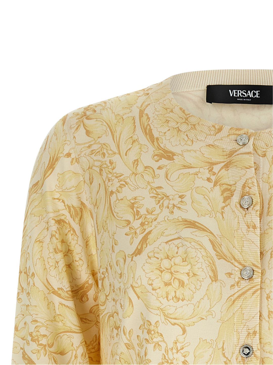 Versace Barocco 92 Sweaters and Cardigans - Yellow | 71aad6c70f13ad92d491254e6d6525a1ff0e6afb