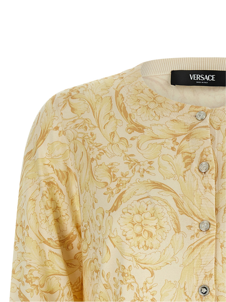 Versace Barocco 92 Sweaters and Cardigans - Yellow | 71aad6c70f13ad92d491254e6d6525a1ff0e6afb