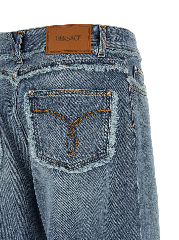 Versace Boyfriend Jeans - Blue | dc401c93402bef53c0ac49b60507bc80ff71fd86
