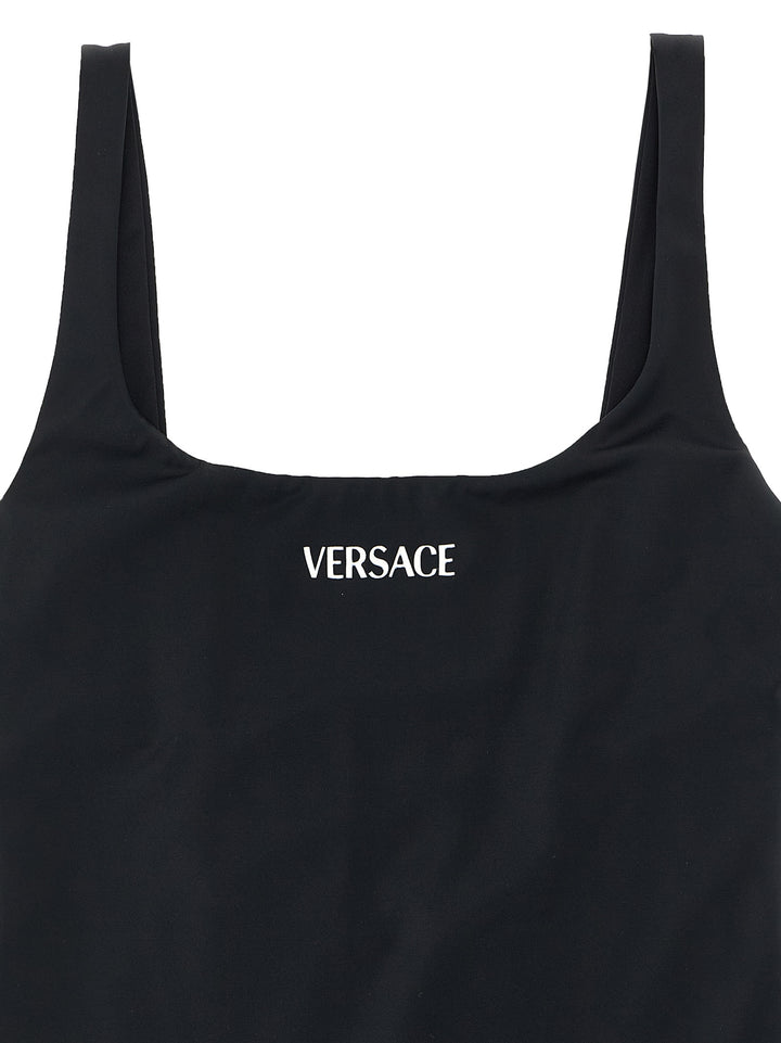 Versace Versace Logo Beachwear - Black | 9d2087082024ec08fb2f92ce632af62676e7eb1f