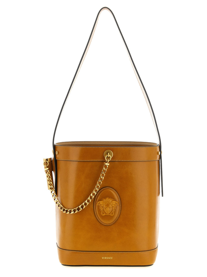 Versace Pivot Shoulder Bags - Brown | 44b62695452c83a2e08522c9b63d360484166a8e