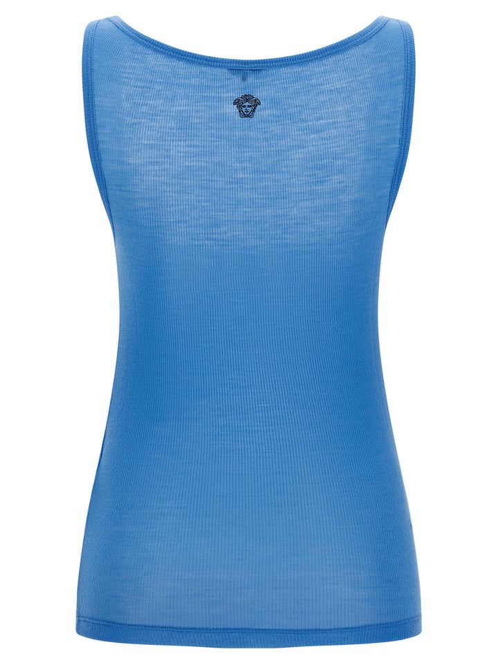 Versace Medusa Tops - Light Blue | ec49ff80f2fdc127a3aafbee0dd63a564d3ec52e