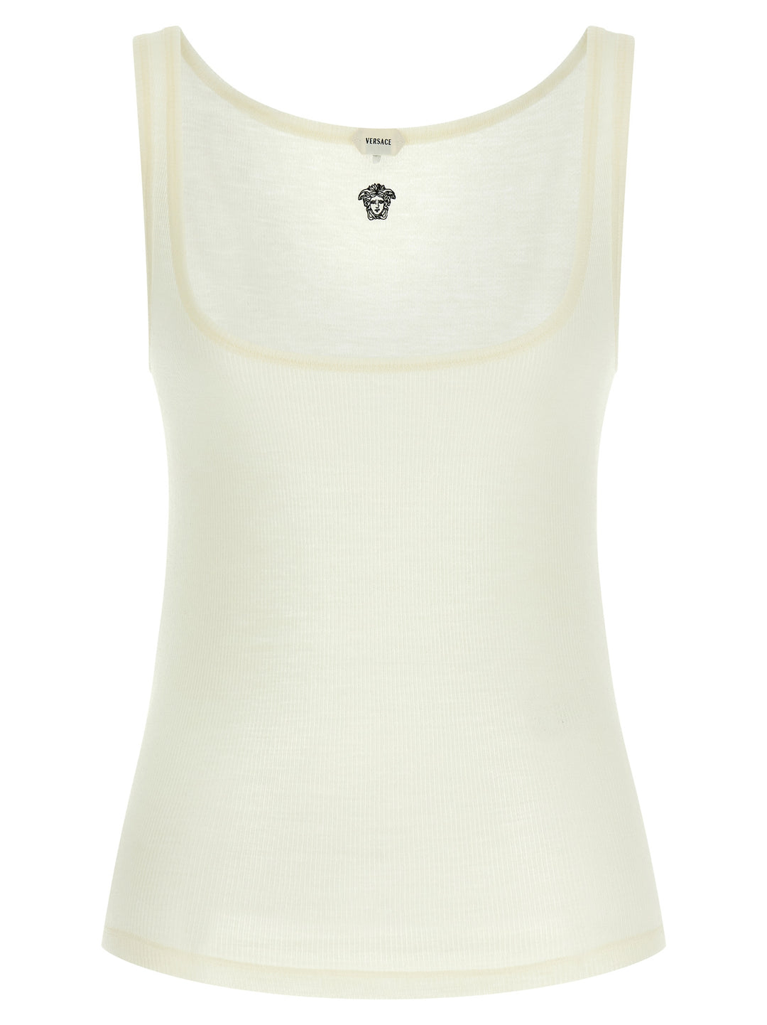 Versace La Medusa Tops - White | c2455de16eb7eafe583149fafc43498600d1fec2