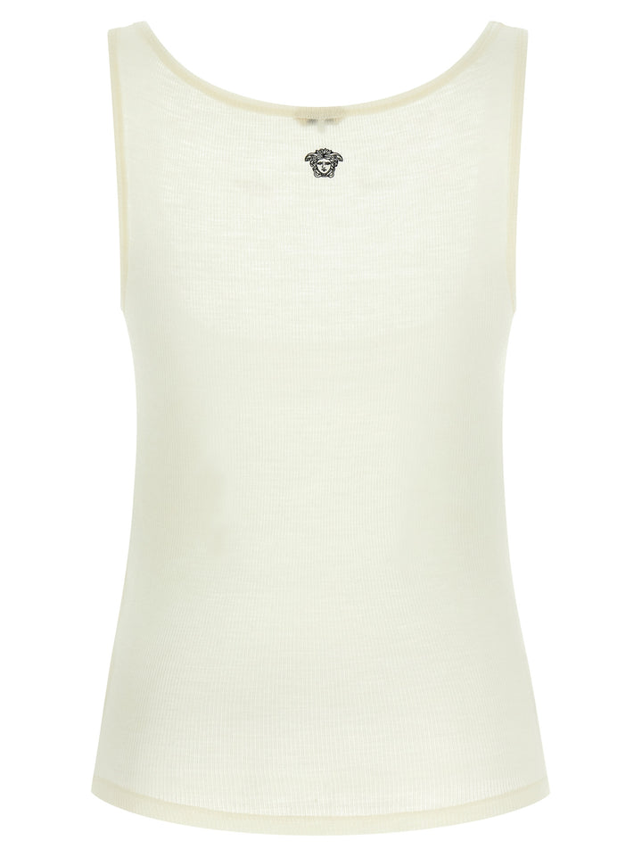 Versace La Medusa Tops - White | 7304db872cfa2653e4555a6c7f42972b6c7f3a56