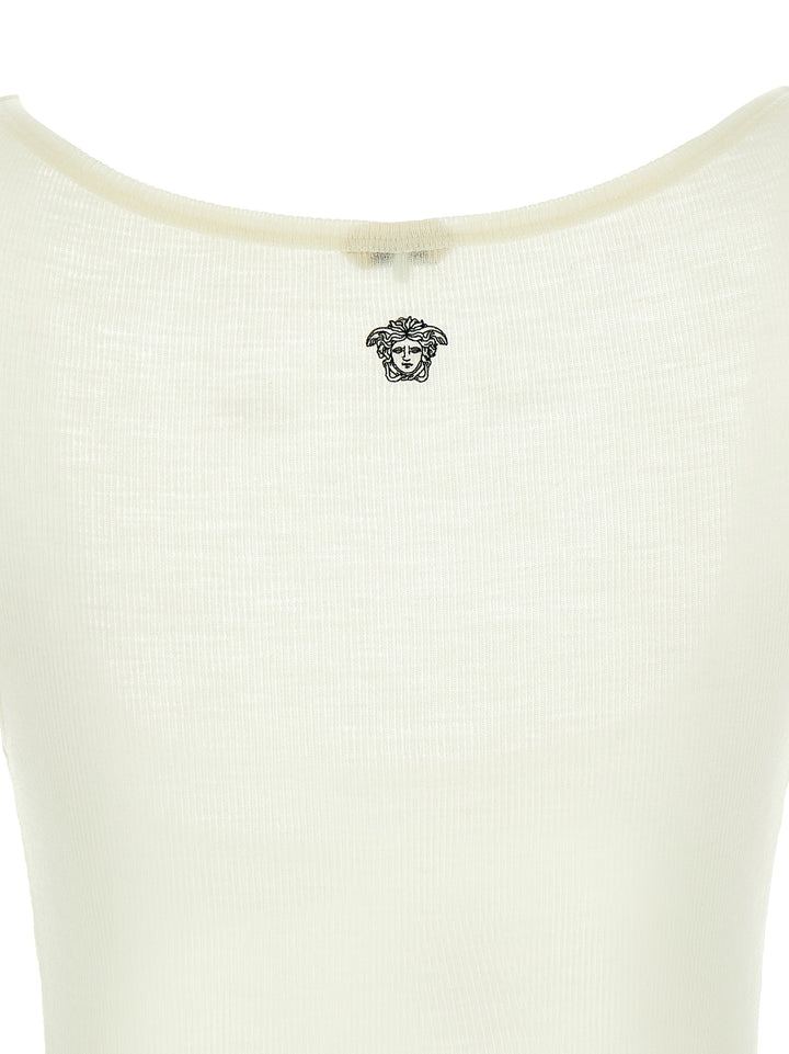 Versace La Medusa Tops - White | 19c8359c162891eb53c0b0d719928466282b360f