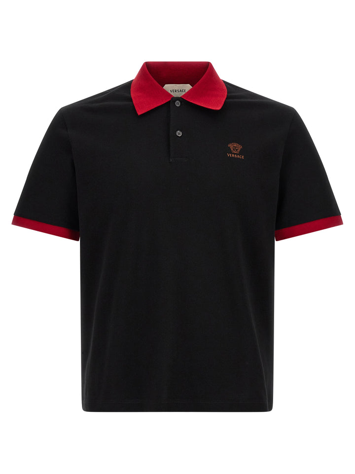 Versace Medusa Polo - Black | 6a67705bb99029c8689f6589705da94472496d26