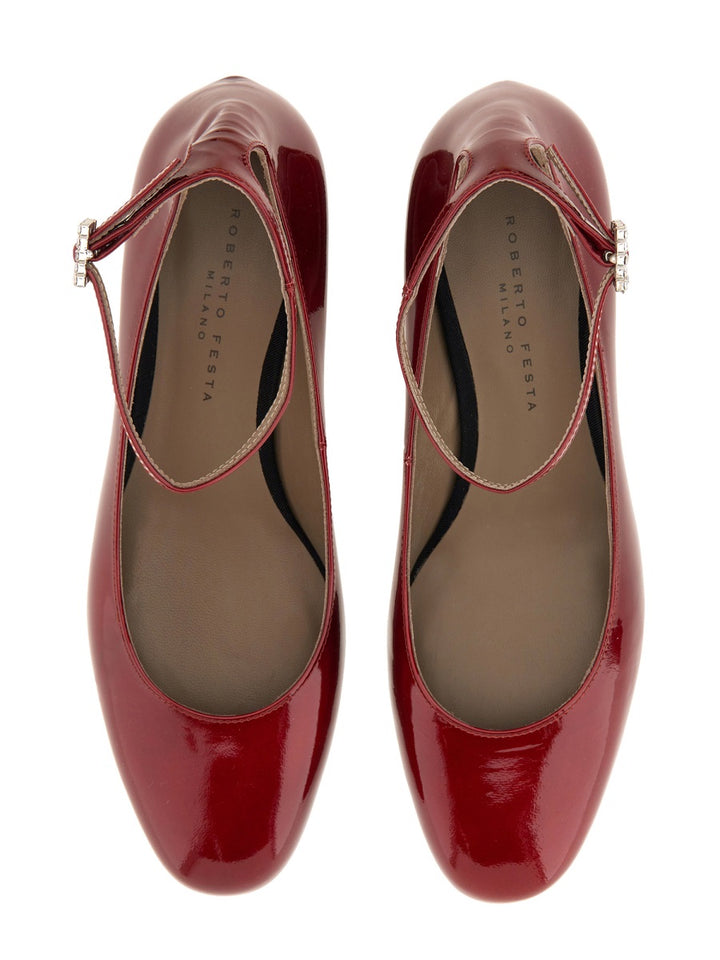 Roberto Festa Flat Shoes - Red | Wanan Luxury