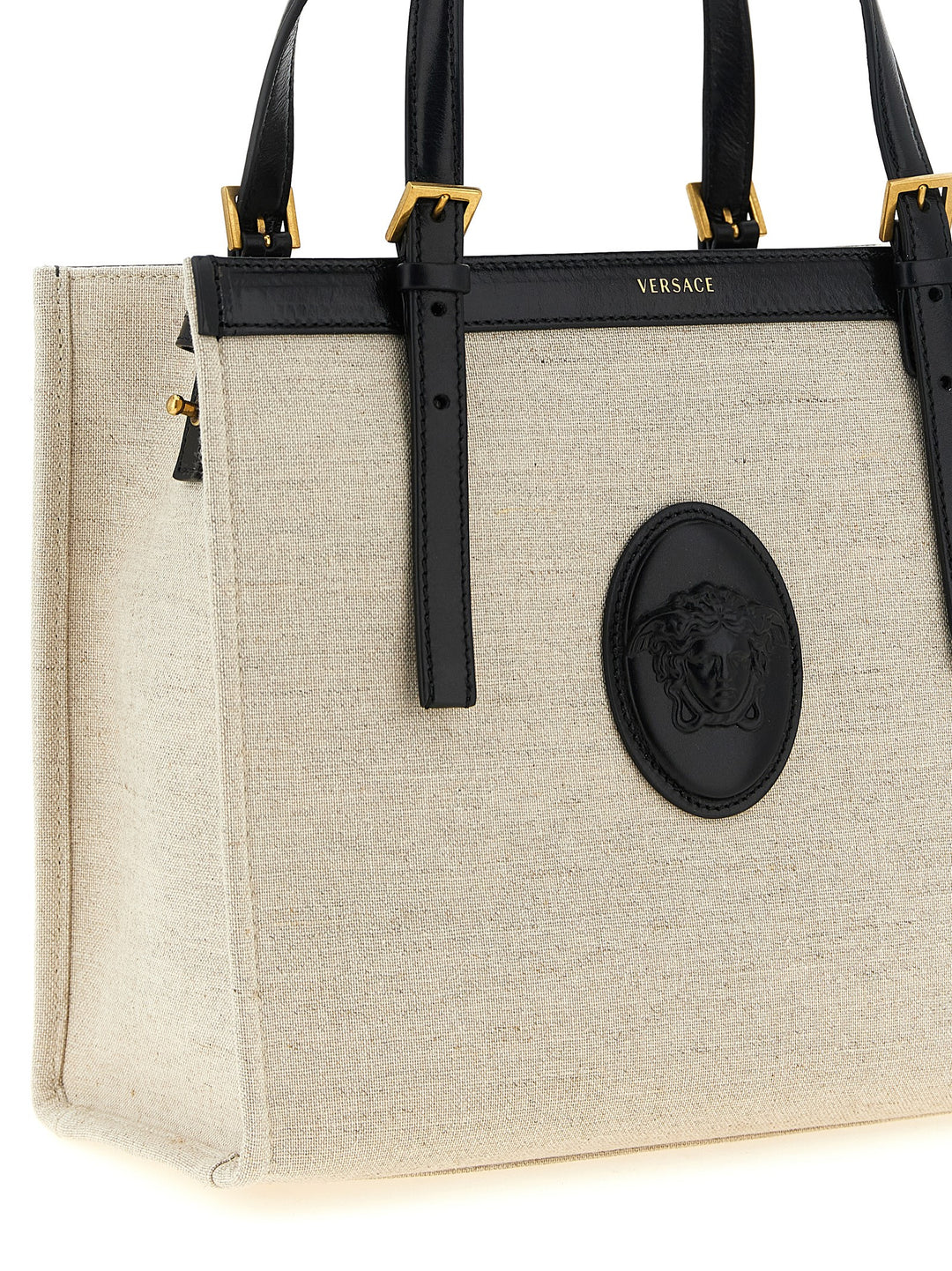 Versace Rivière Tote Bag - Beige | 92a8e252c240a5f2780e59be65578562f4577fa3
