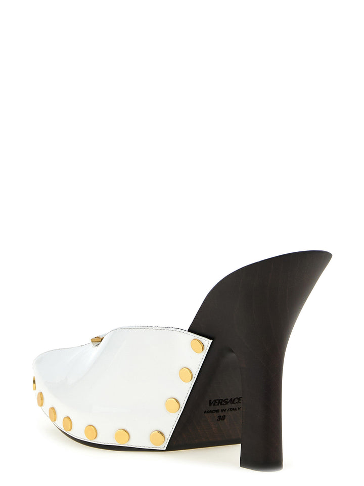 Versace Sassi Pumps - White/Black | c353ba712bccf6fccd6efa2456c3152660cc0bb7