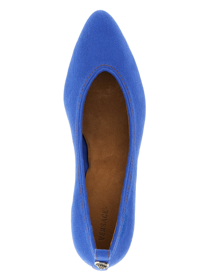 Versace Tina Pumps - Blue | 15edb6d01fa174fe514cc67da456bc8f47f10527