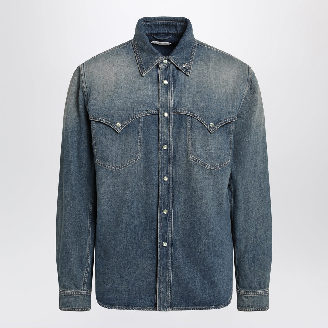 Versace Shirts & Tops - Blue | e8943db4c487b695260570b3beb0fca327b801ce