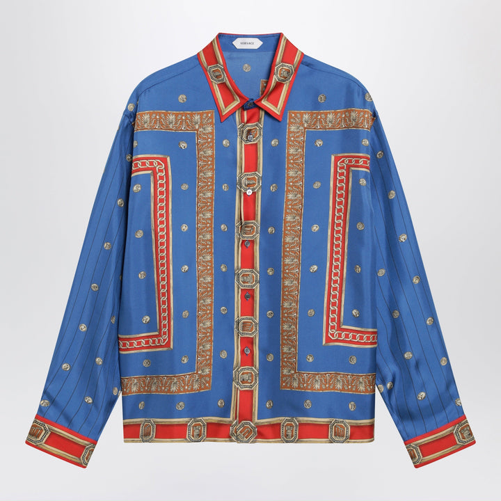 Versace Shirts & Tops - Blue | 487bc081002aa13713fd9296568f07fca11792bb