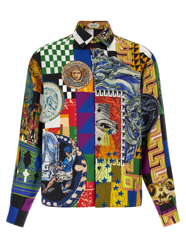 Medusa Collage Shirt And Blouse Multicolor