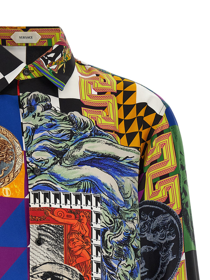 Versace Medusa Collage Shirt and Blouse - Multicolor | 5819a07c32502b2cf8c22ae079448e66a6635b76