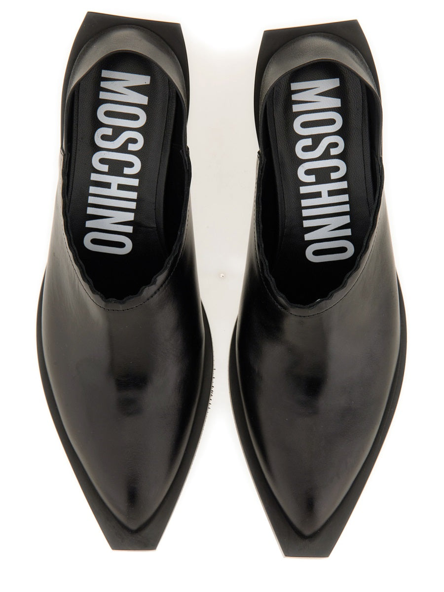 Moschino Loafers - Black | Wanan Luxury