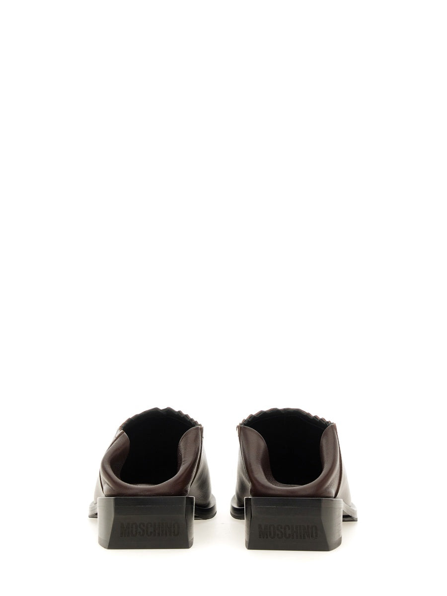 Moschino Loafers - Brown | Wanan Luxury
