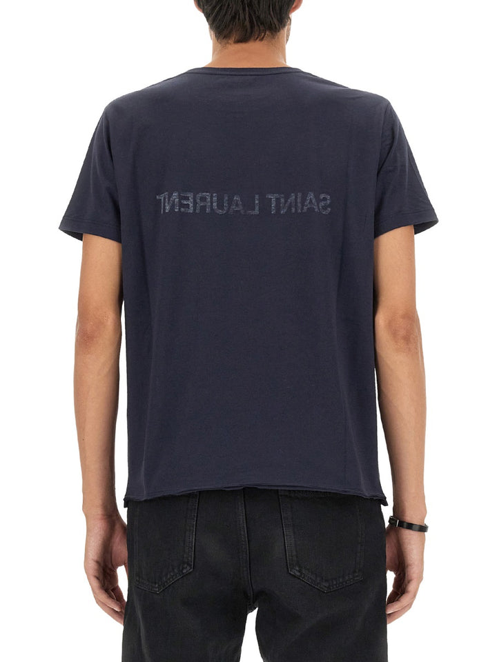 Saint Laurent T shirts - Blue | 8cc9379943556bfa1cf44990296f8dbfc9ef60df