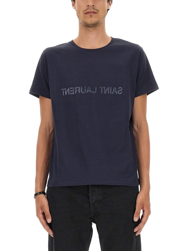 Saint Laurent T shirts - Blue | 39bf7c1681cdade788ddb8890f6b7c5afdfd370f