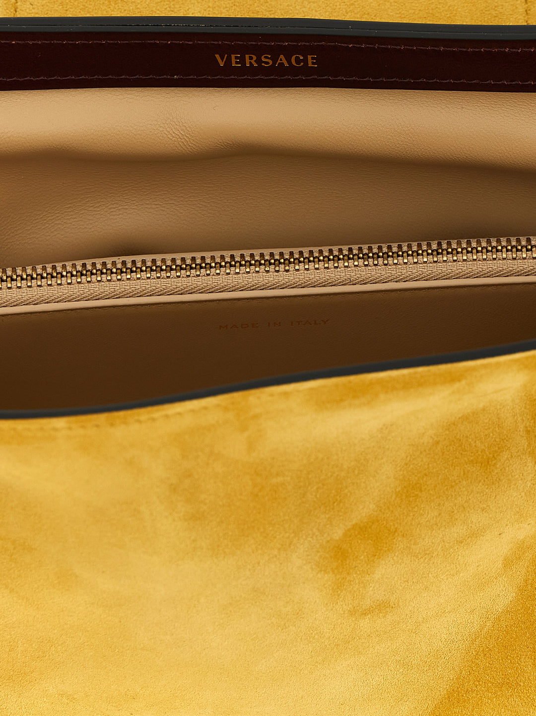 Versace Vivian Clutch - Yellow | c18485cbaa04a0243963b37e85e0e8becb14ac75