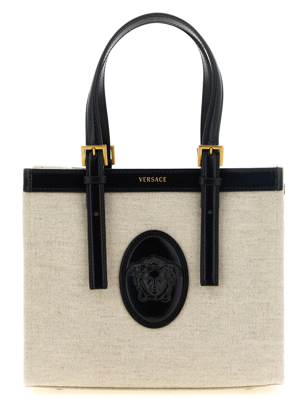 Versace Rivière Tote Bag - Beige | f69a06cf1b8fc96a1f4d50e1120569b0f5306cc6