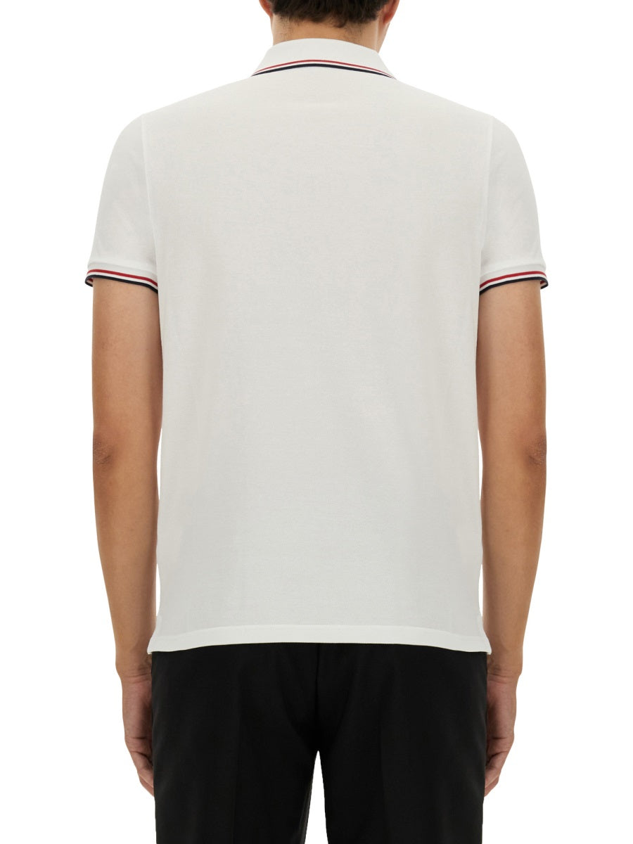 Moncler Polo - White | Wanan Luxury