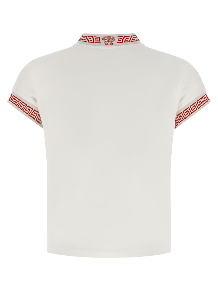 Versace Greca T-shirt - Red | d42a6085b020f022ffe647d430de6c7dfc5c0992