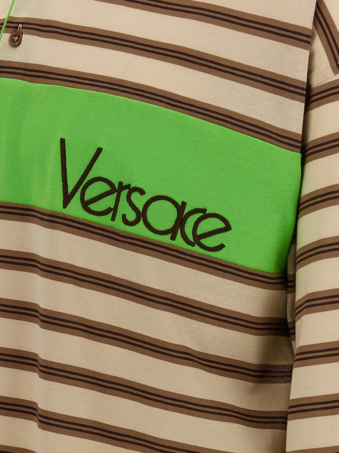 Versace Intarsia  Shirt Polo - Multicolor | 954915f4171cbee399a47a6bc2454a34290fbd4a