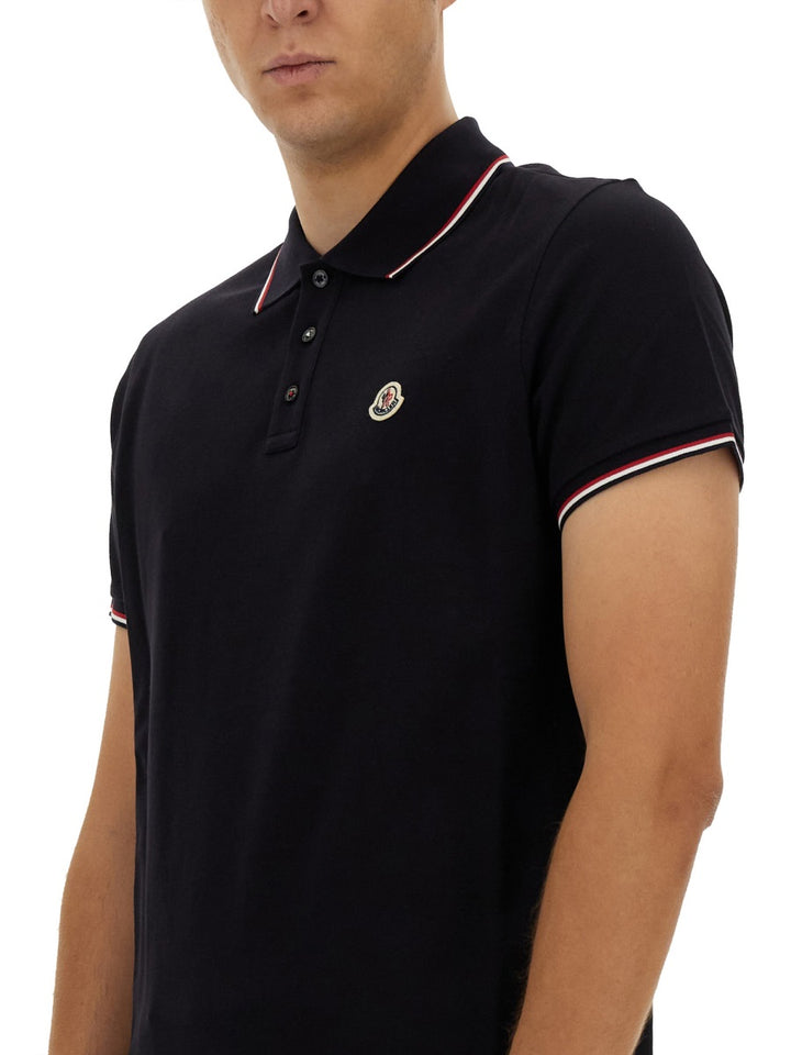 Moncler Polo - Blue | Wanan Luxury