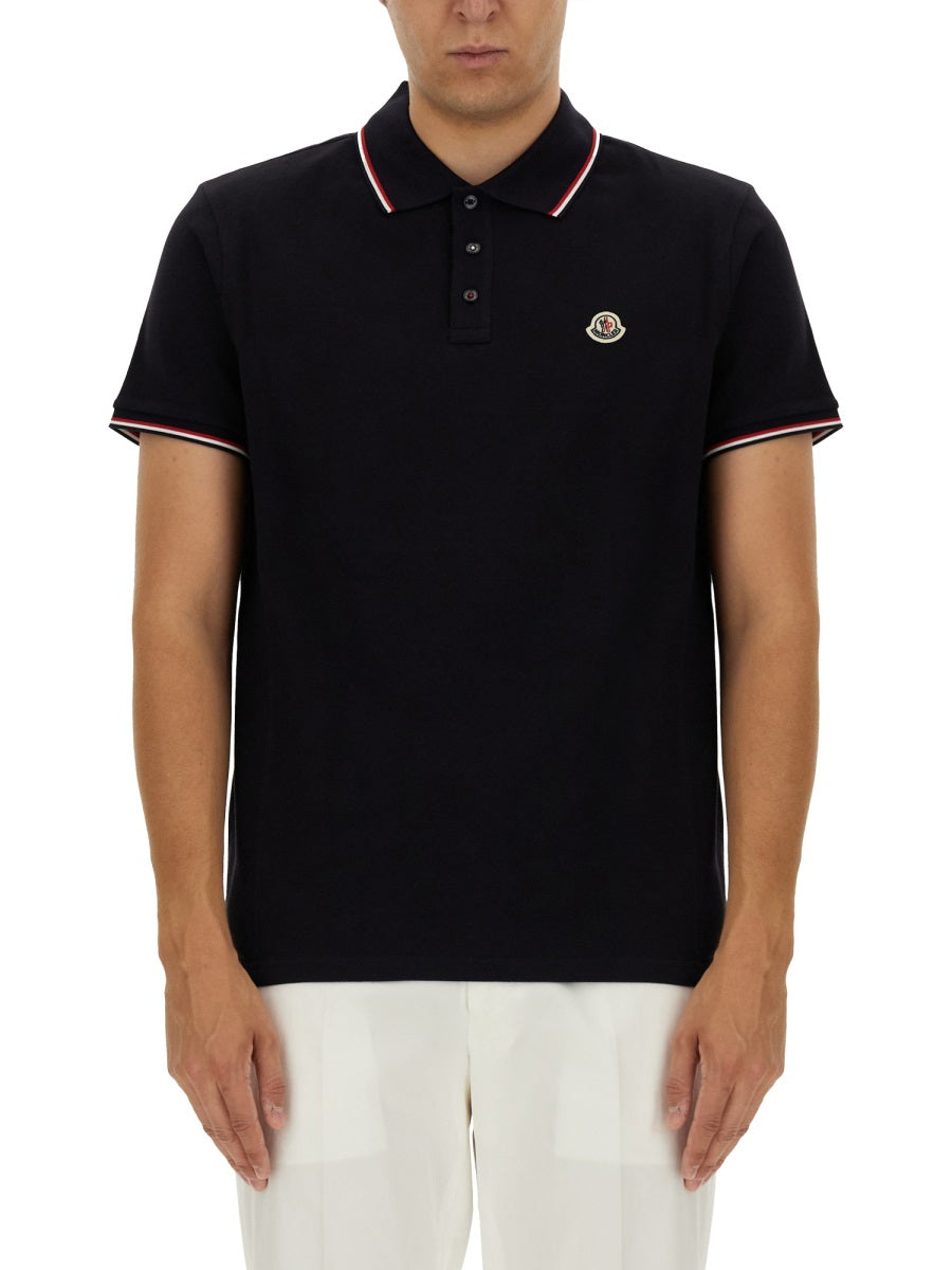 Moncler Polo - Blue | Wanan Luxury