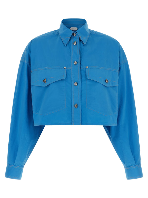 Medusa Shirt And Blouse Blue