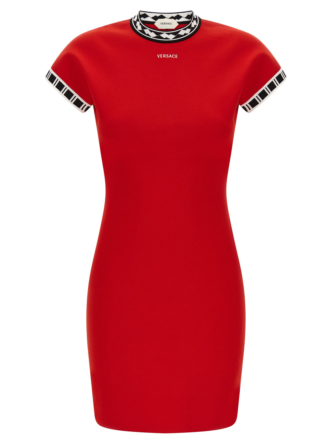 Versace Versace Logo Dresses - Red | f6caefa6773641e4c05eab79fb27479c40c62ace