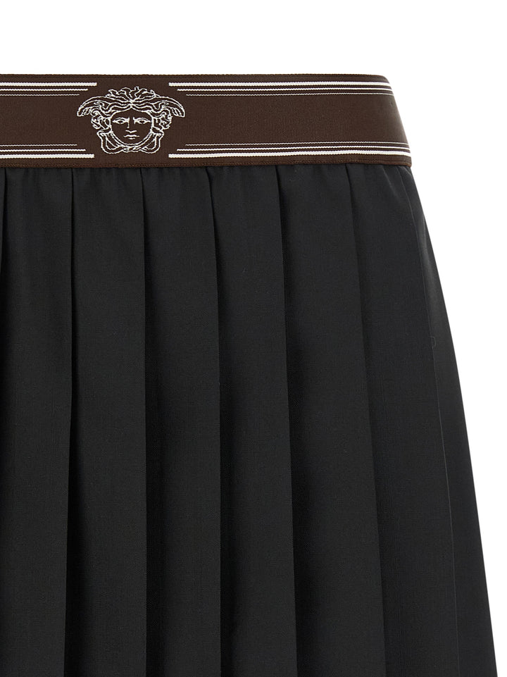 Versace Pleated Skirt Skirts - Black | 6167b9be4f795d3efff5cf66f74da3a0bcd60f25