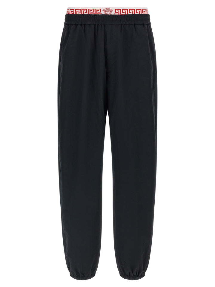 Versace Greca Pants - Black | b01fd3b990c9834298767097eb72927c5abd7640