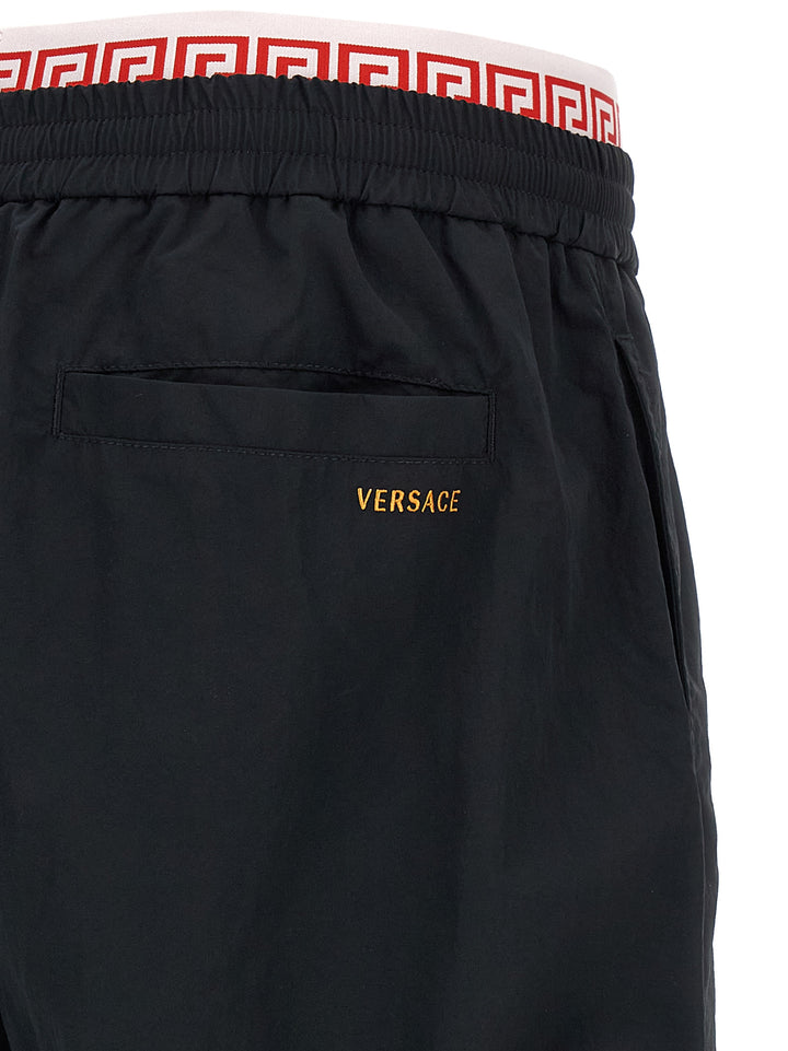 Versace Greca Pants - Black | d9fd1d314826a7b724c170e92fcbc2be04fe9583