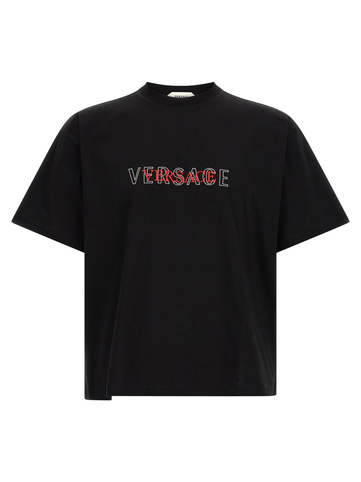 Versace Versace Logo T-shirt - Black | d2a19e82ff9db386b9e21c8d4d3eea65ac8ef673