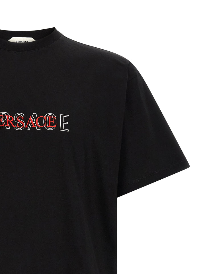 Versace Versace Logo T-shirt - Black | 444d205605172090662d3d81825d7216da002cbb