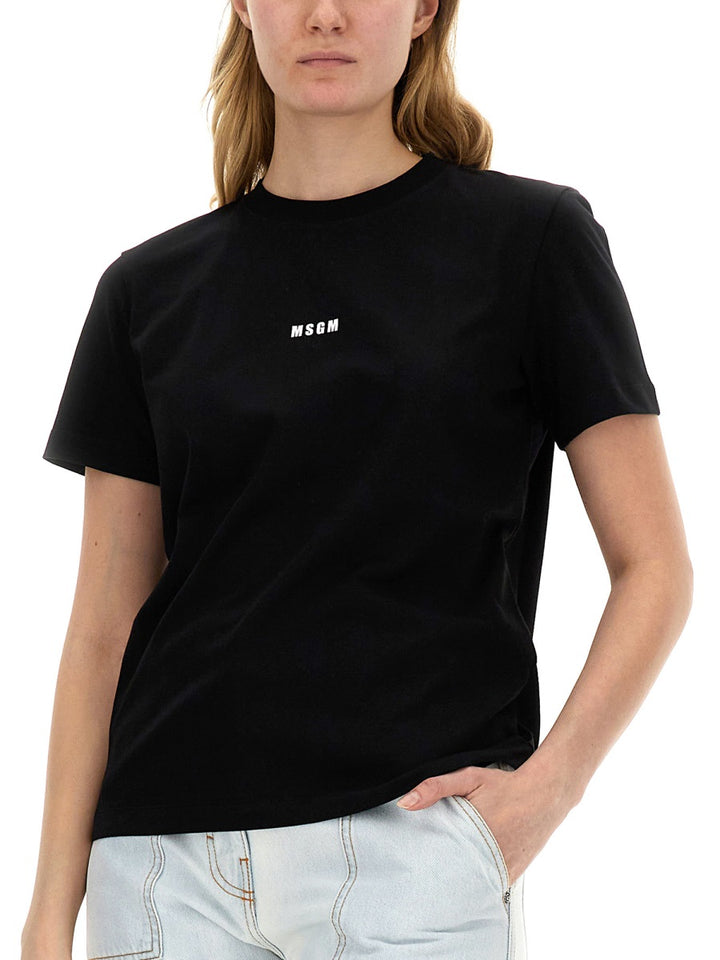 MSGM T shirts - Black | Wanan Luxury
